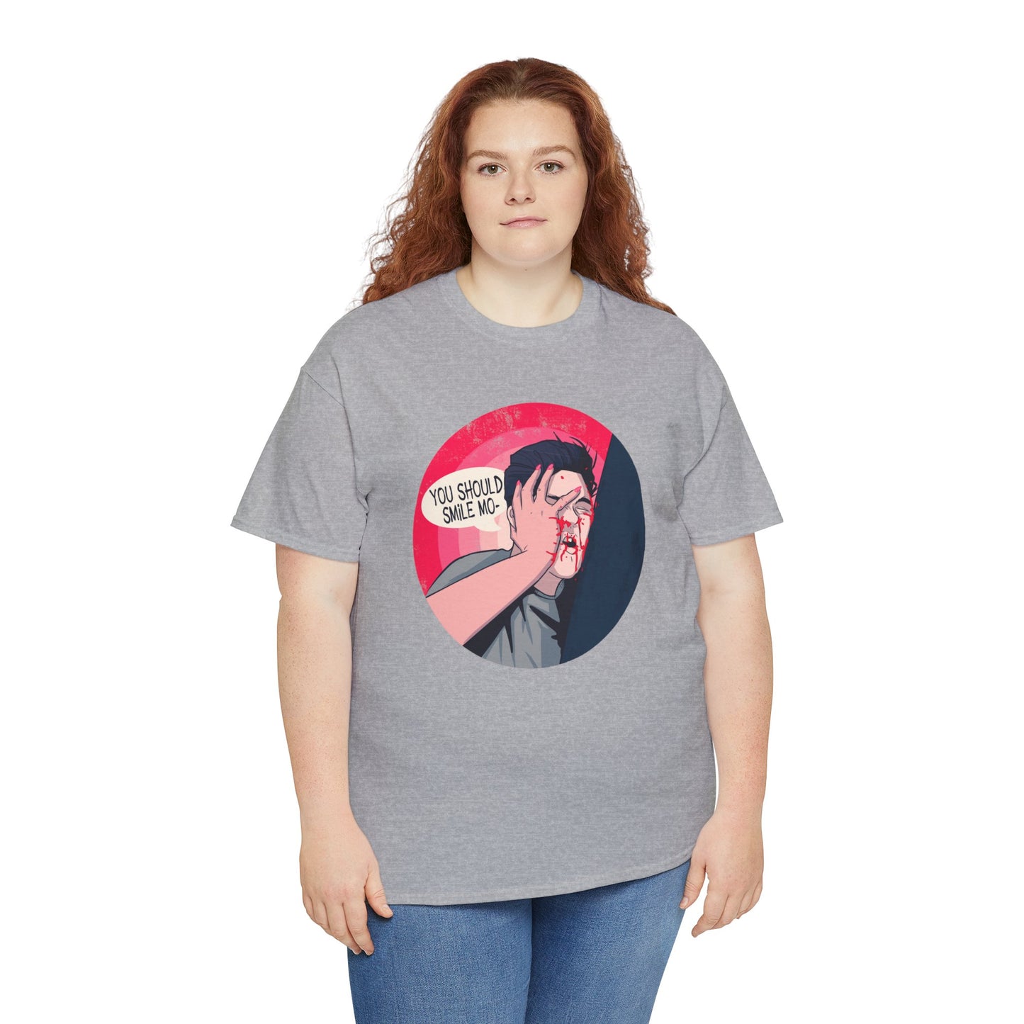 Smile Unisex Heavy Cotton Tee