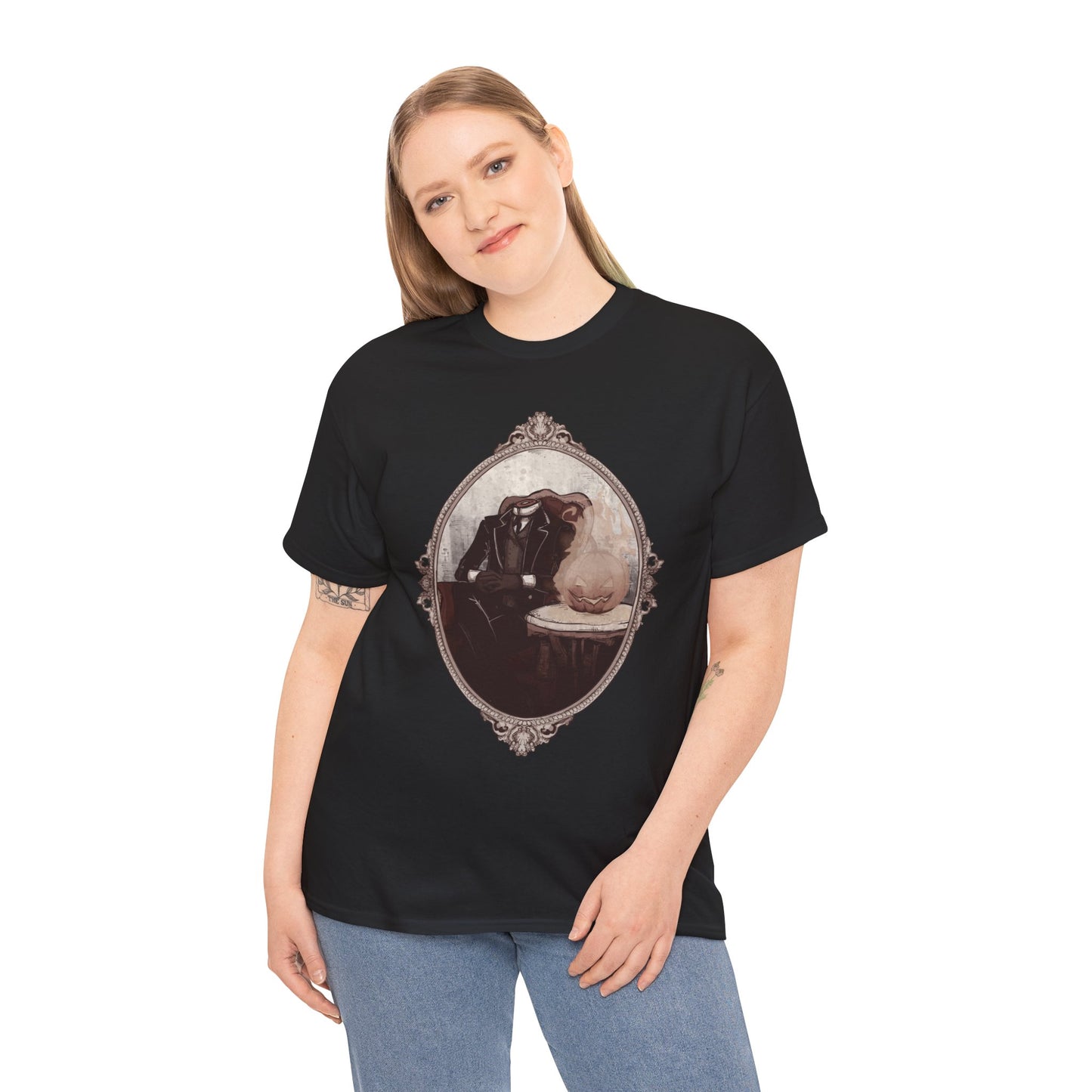 Victorian Headless Horseman Unisex Heavy Cotton Tee