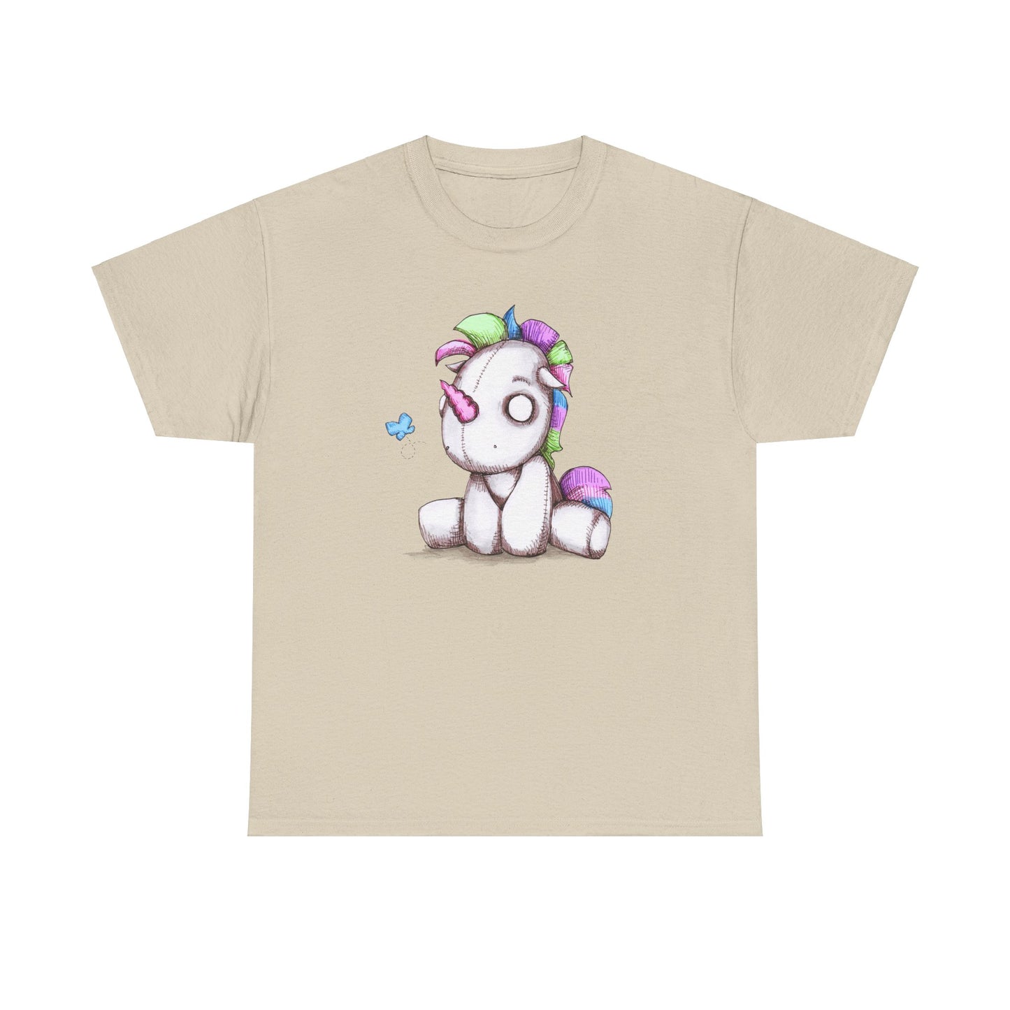 Plushie Unicorn Unisex Heavy Cotton Tee