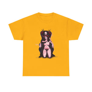 Deer Daddy Series 7: Daddy v Demoni  Unisex Heavy Cotton Tee