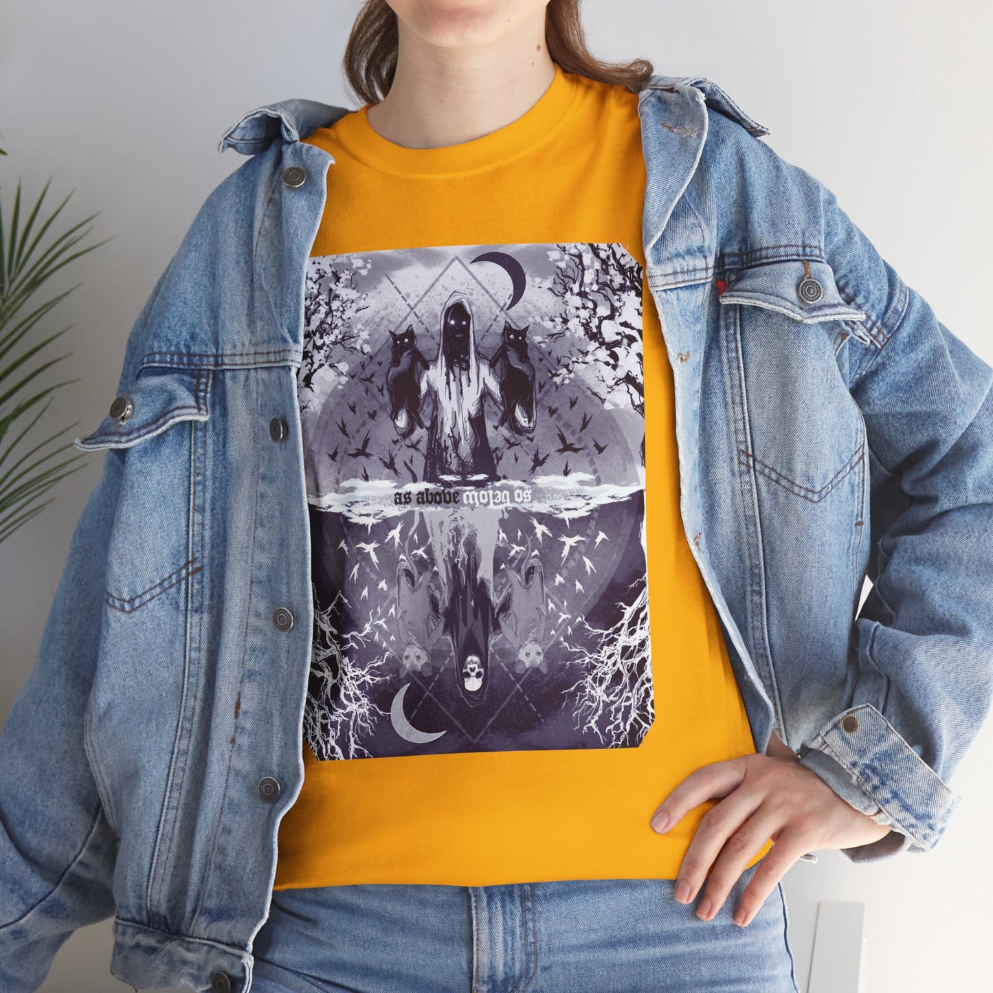 As Above So Below Unisex Heavy Cotton Tee
