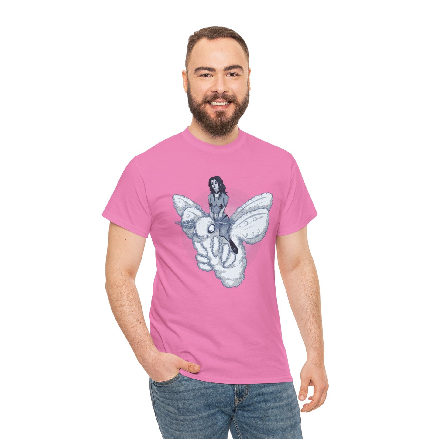 Goth On A Moth Unisex Heavy Cotton Tee
