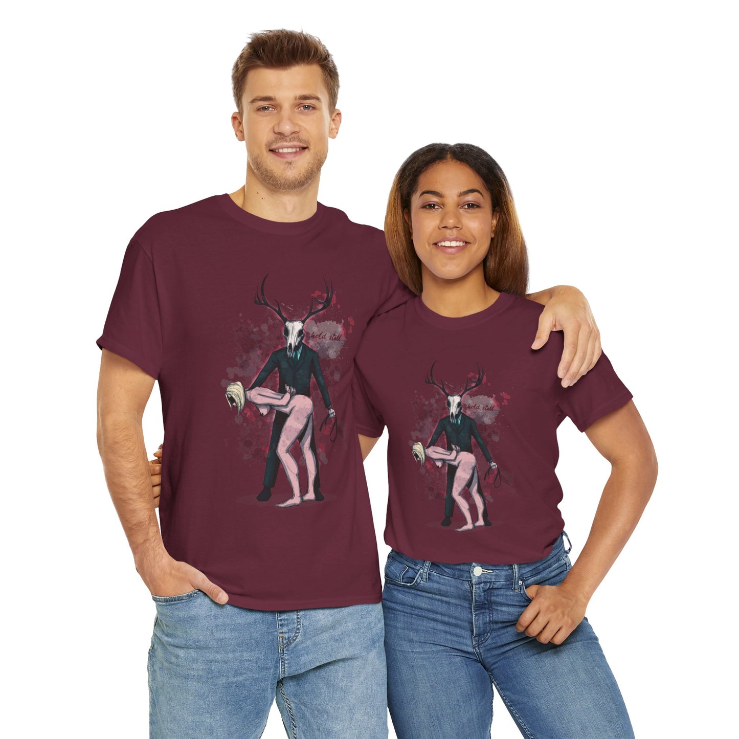 Deer Daddy Series 3: Hold Still Unisex Heavy Cotton Tee