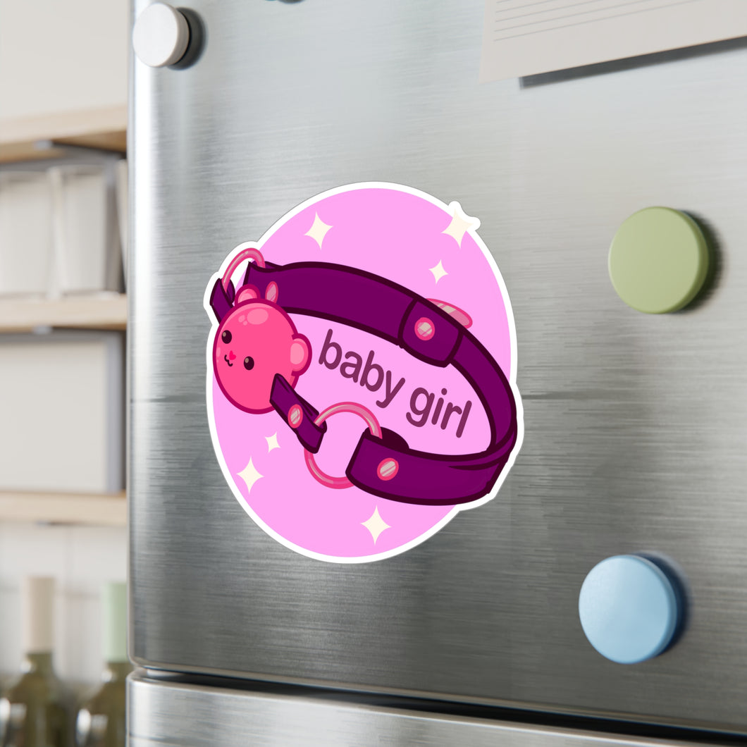 Baby Girl Kiss-Cut Vinyl Decal