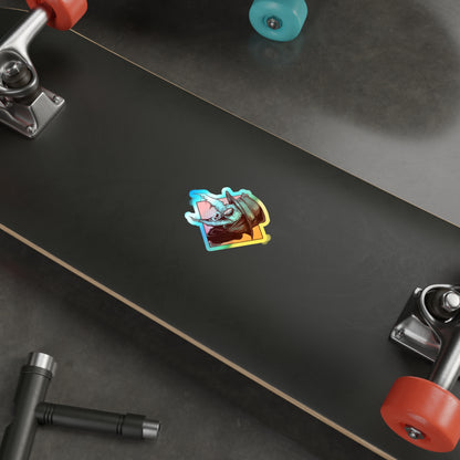 Sick & Tired Holographic Die-cut Stickers