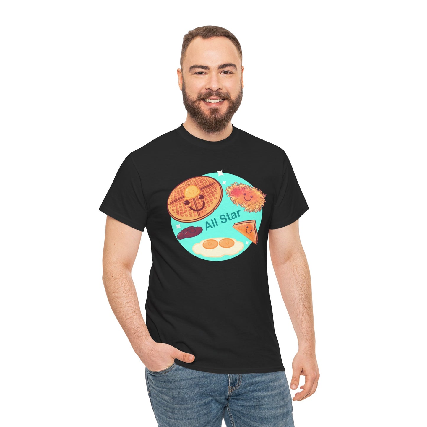 All Star Breakfast Unisex Heavy Cotton Tee