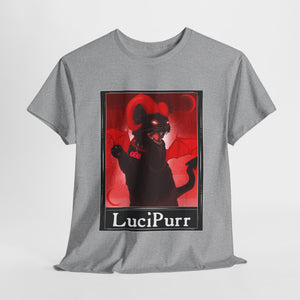 LuciPurr Tarot (Front & Back Print) Unisex Heavy Cotton Tee