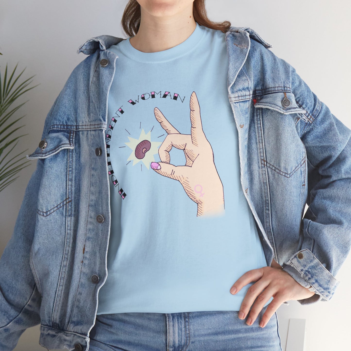 Independent Woman Unisex Heavy Cotton Tee