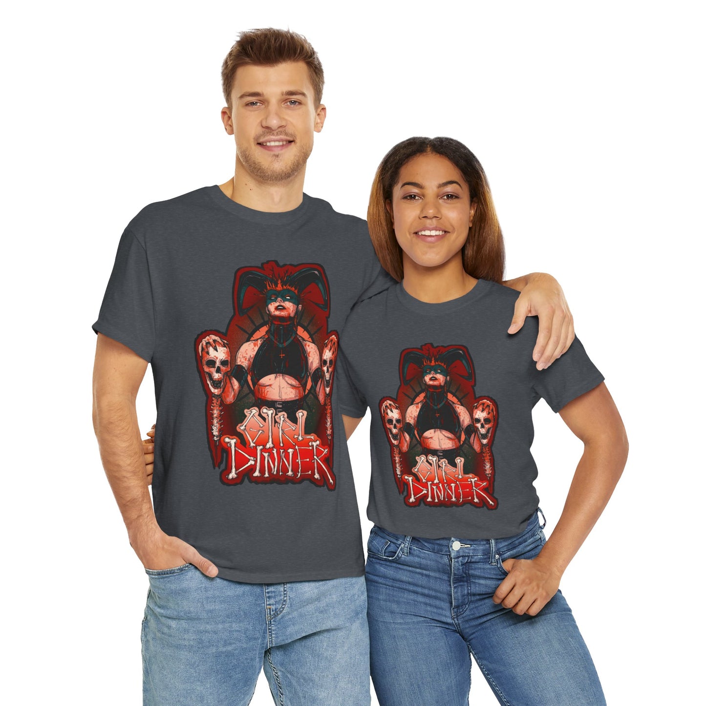 Girl Dinner Unisex Heavy Cotton Tee