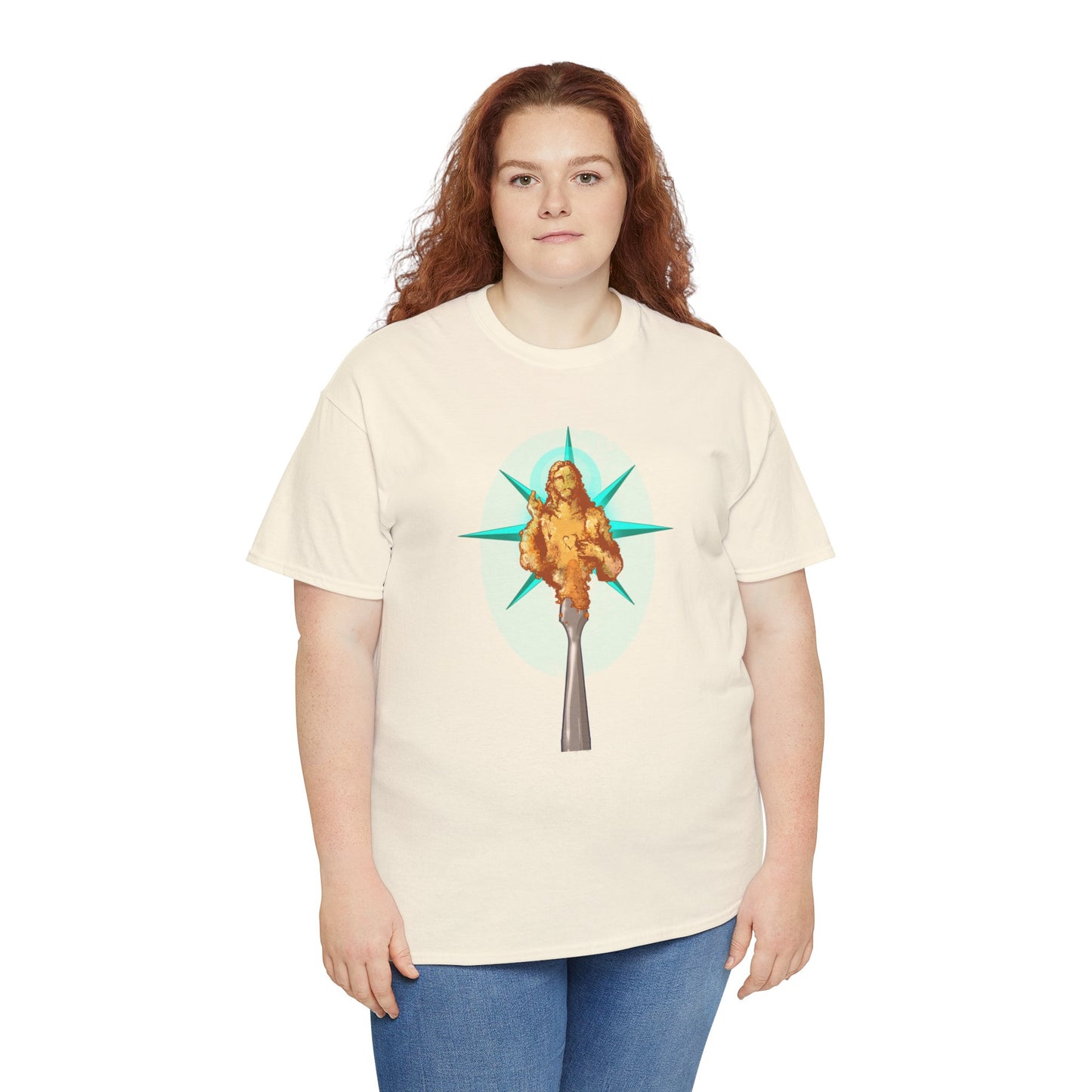 He Is Resin Unisex Heavy Cotton Tee
