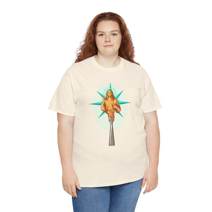 He Is Resin Unisex Heavy Cotton Tee