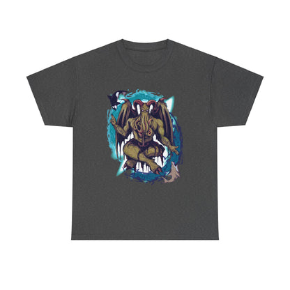 Baphomet Cthulhu Unisex Heavy Cotton Tee