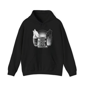 Two Wolves Unisex Heavy Blend Hooded Sweatshirt