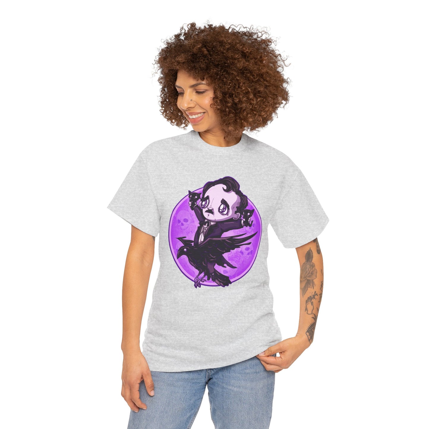 Poe Is Coming Unisex Heavy Cotton Tee