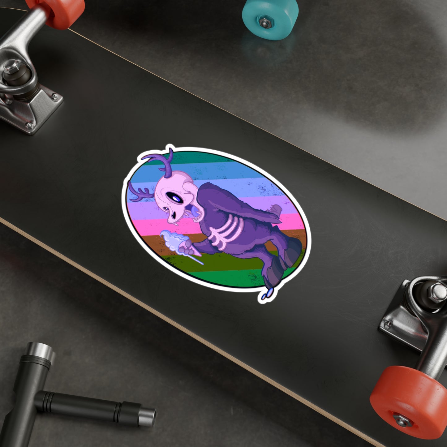 Monster Ice Cream Kiss-Cut Vinyl Decal