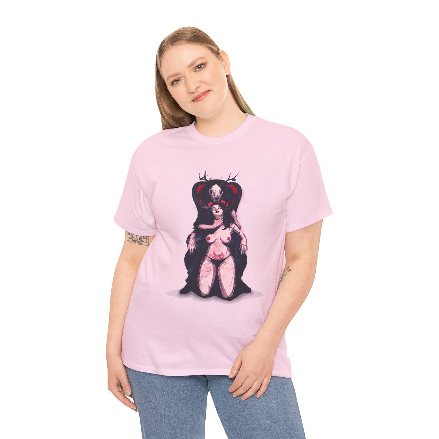 Deer Daddy Series 7: Daddy v Demoni  Unisex Heavy Cotton Tee