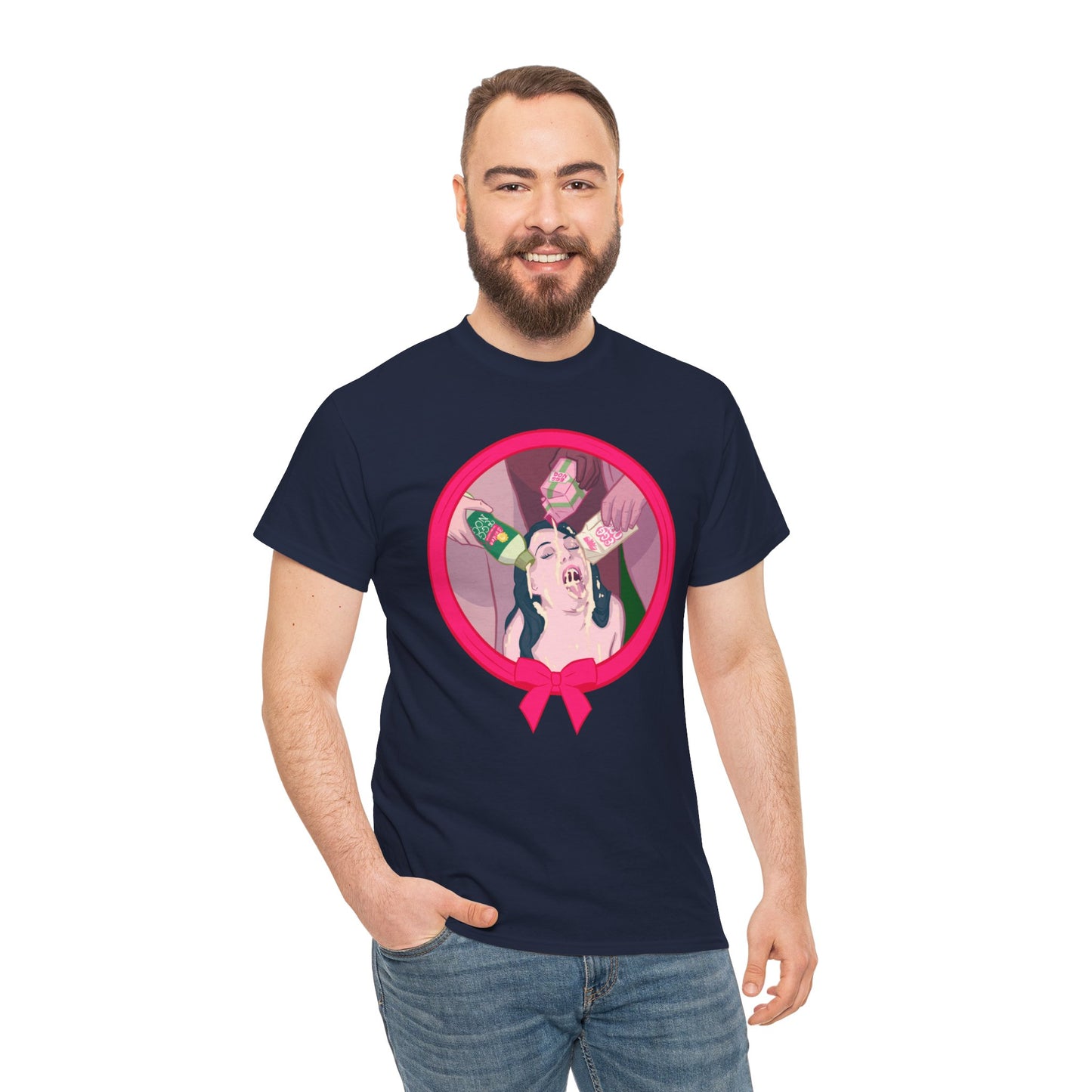 Cum All Ye Facial Unisex Heavy Cotton Tee