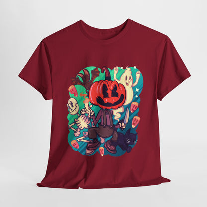 Rubber Hose Halloween Unisex Heavy Cotton Tee