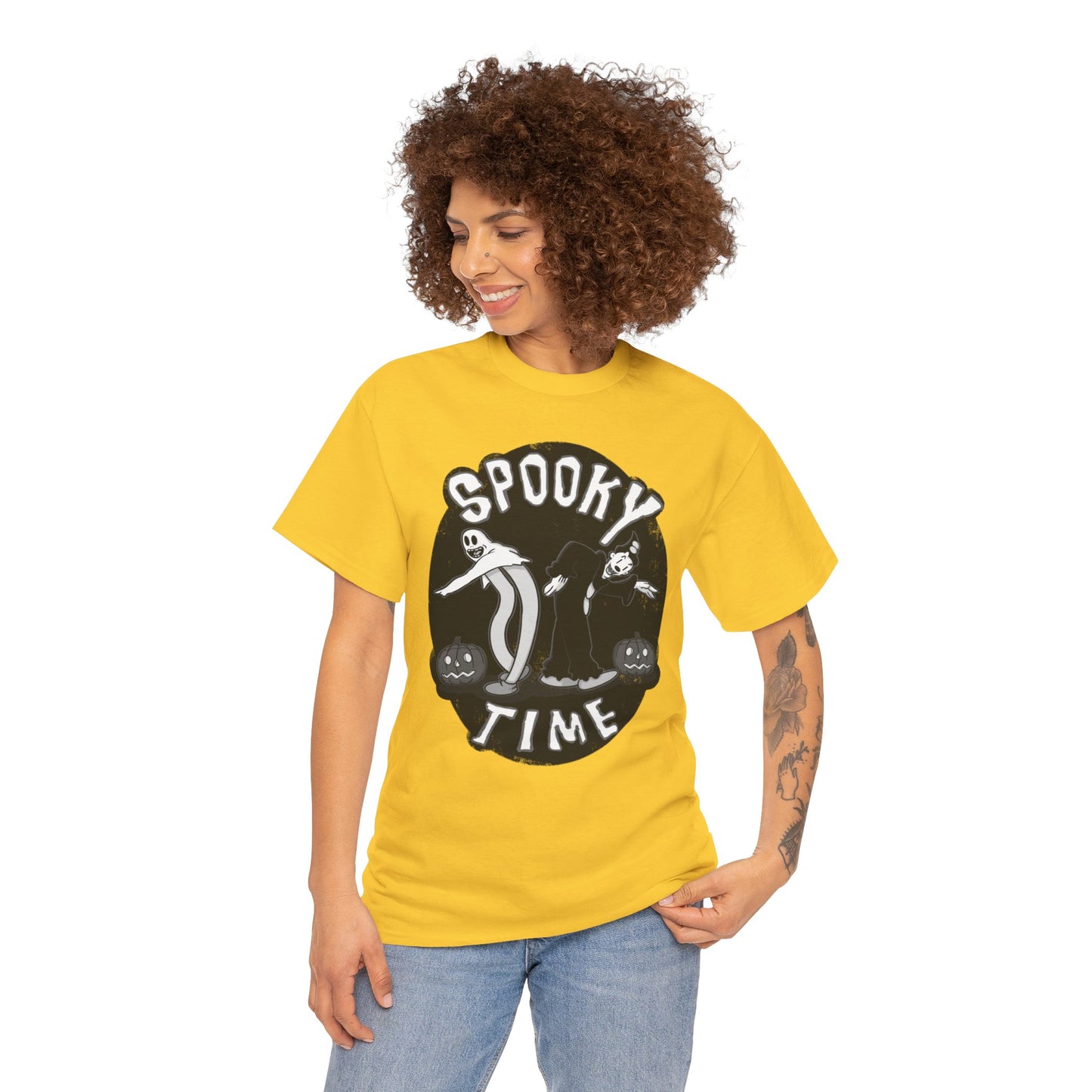 Spooky Time Unisex Heavy Cotton Tee