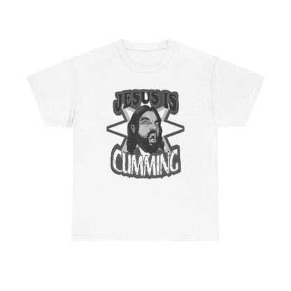 Jesus Is Cumming Unisex Heavy Cotton Tee