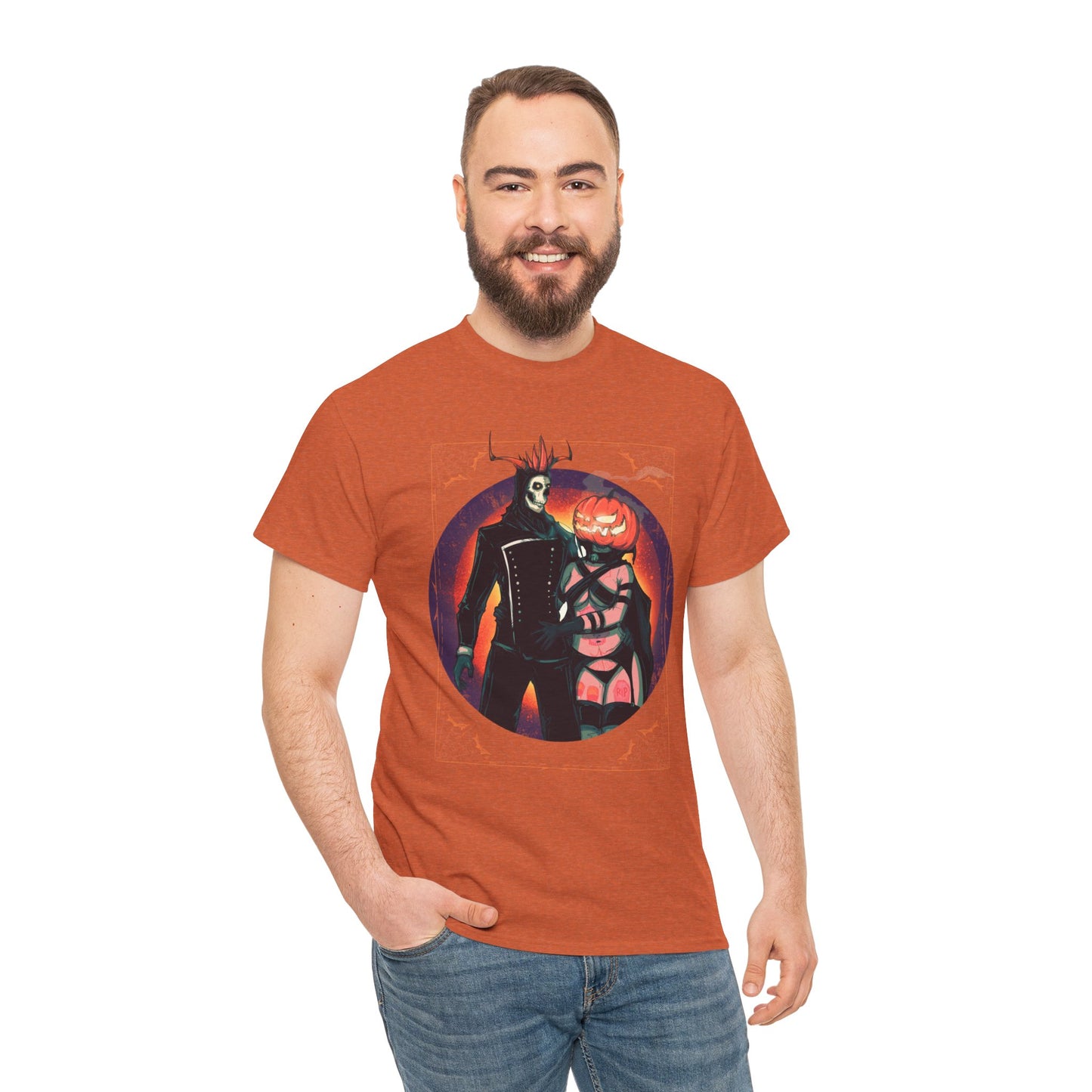 Pumpkin King & Queen Unisex Heavy Cotton Tee