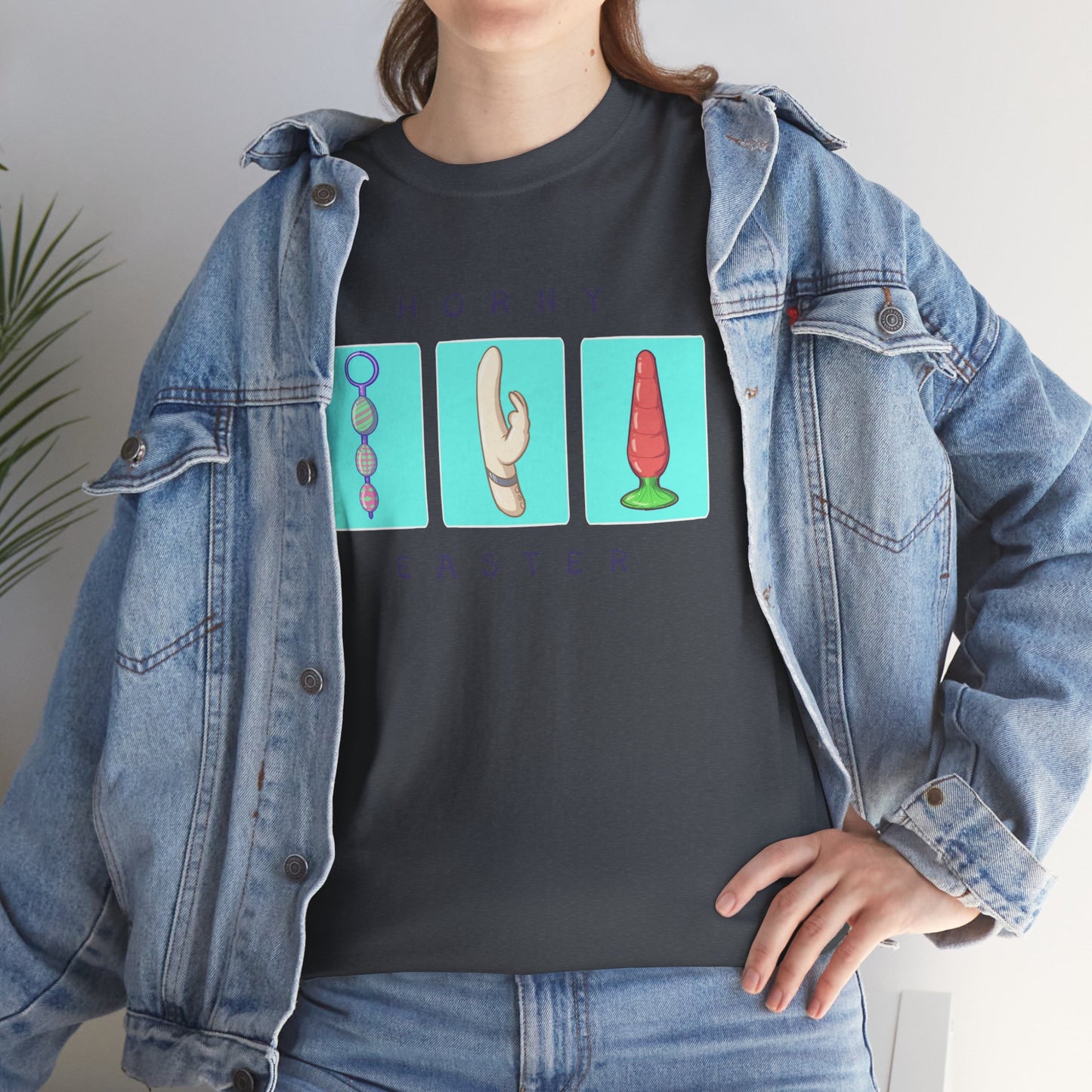 Horny Easter Unisex Heavy Cotton Tee