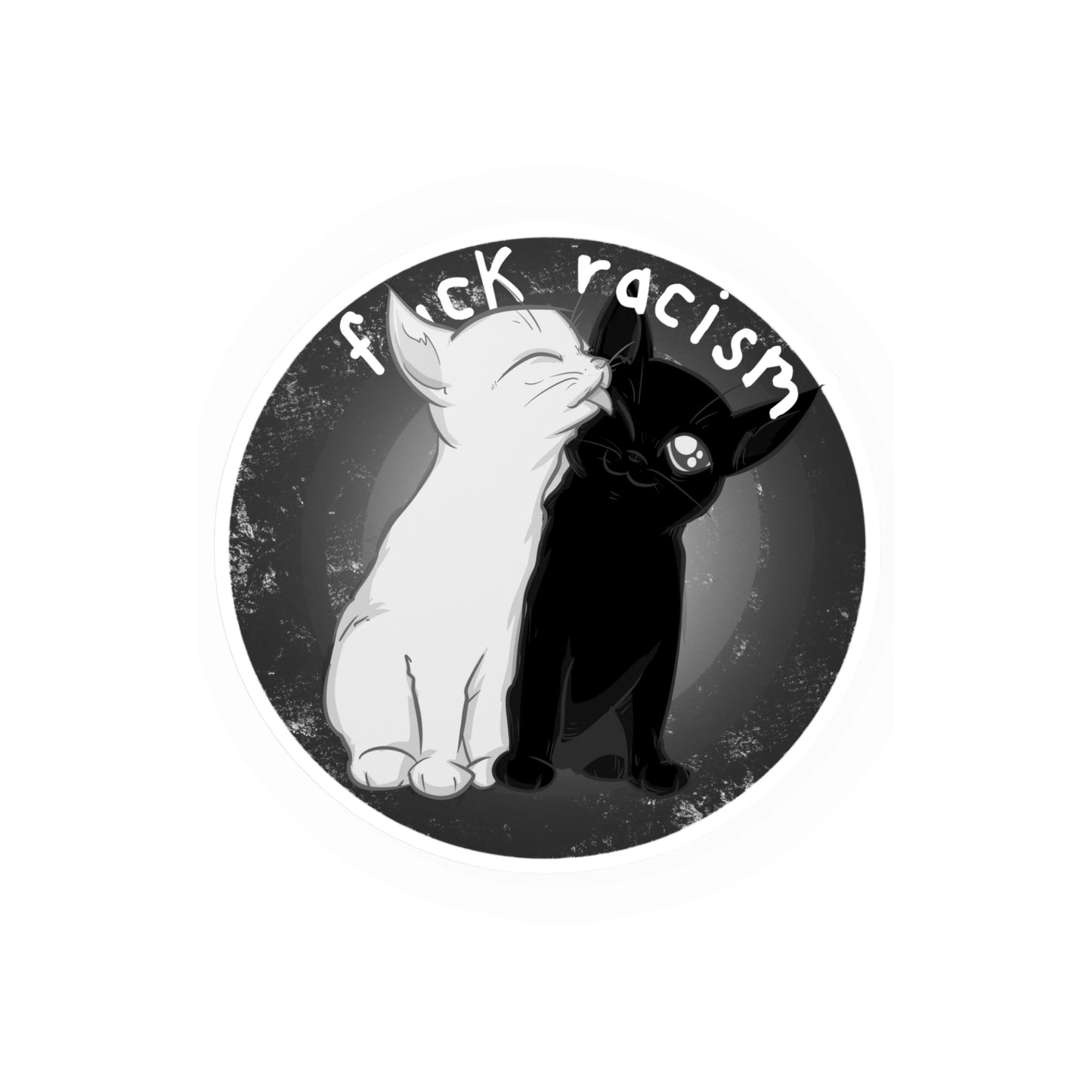 Fuck Racism Kiss-Cut Vinyl Decal