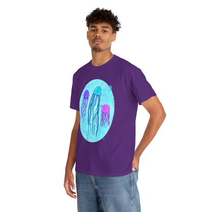 Jellyfish Varieties Unisex Heavy Cotton Tee