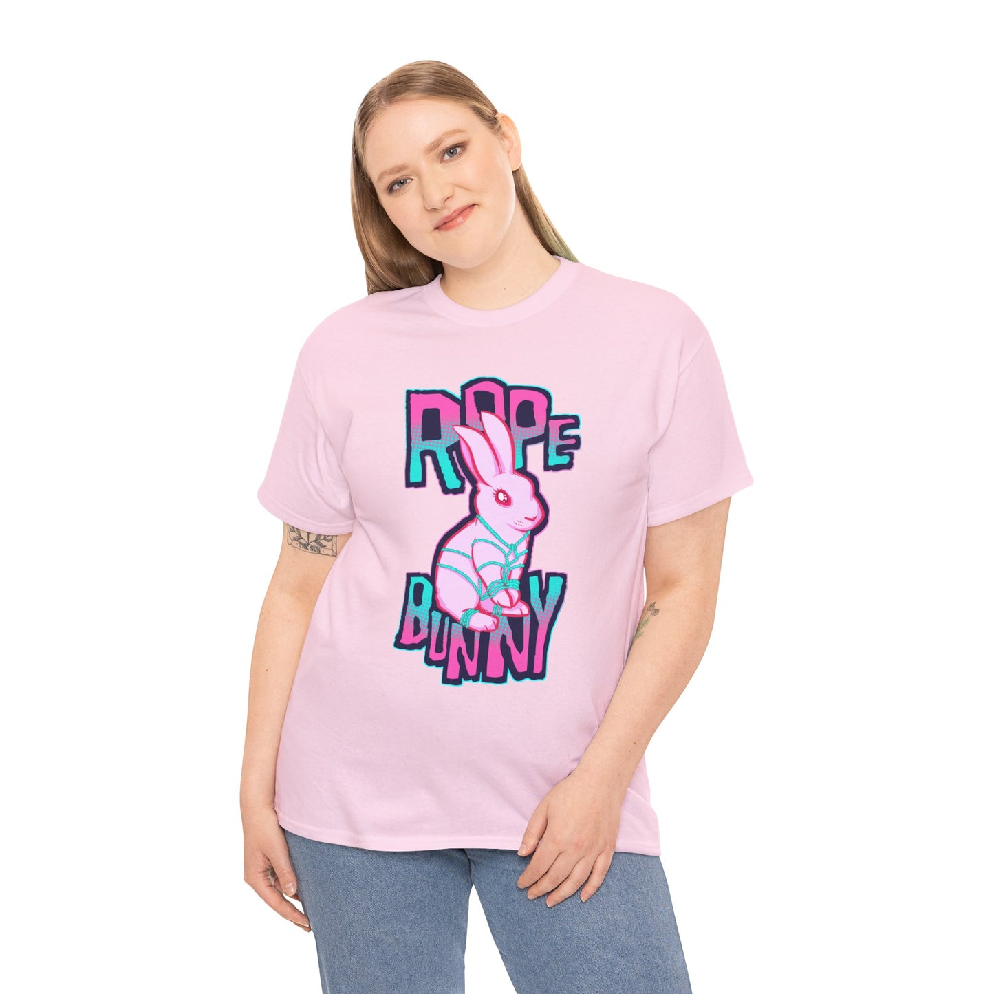 Rope Bunny Unisex Heavy Cotton Tee