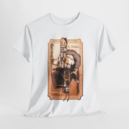 As Above So Below St Nick x Krampus Unisex Heavy Cotton Tee