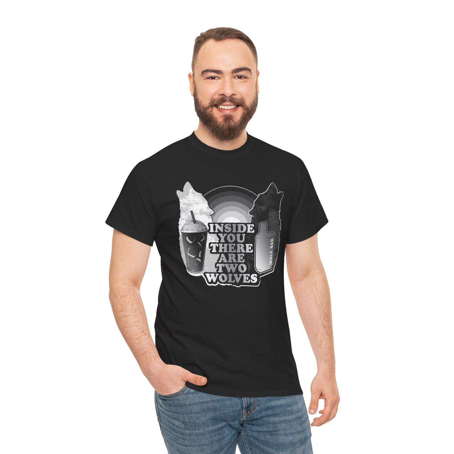 Two Wolves Unisex Heavy Cotton Tee