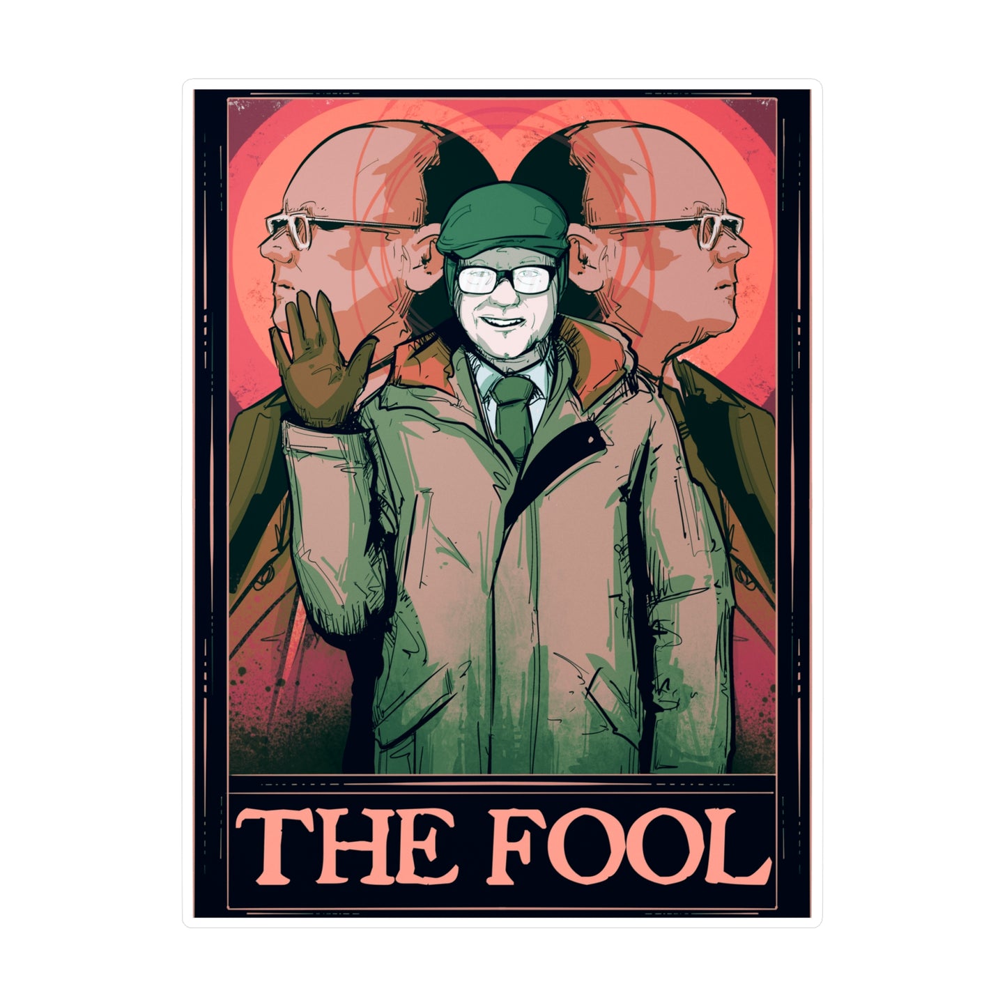 The Vampire Fool Kiss-Cut Vinyl Decal