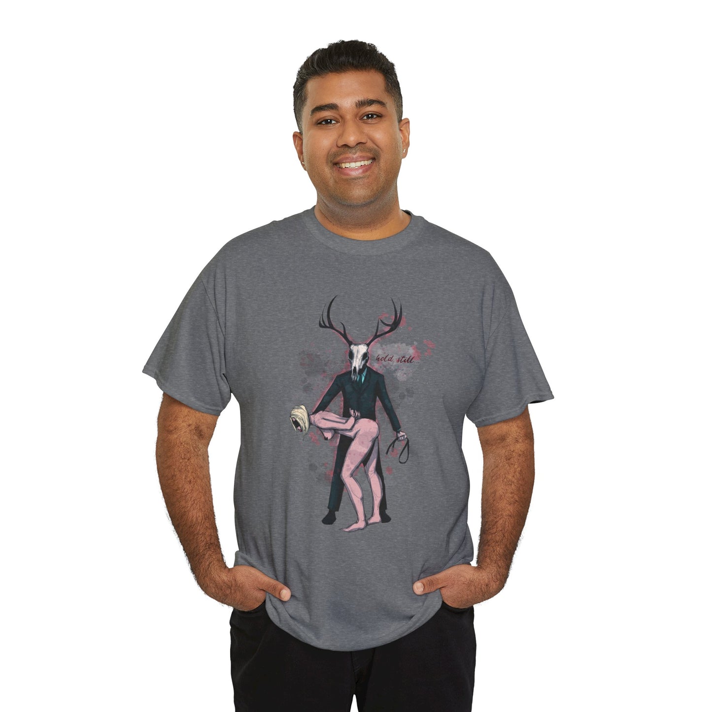 Deer Daddy Series 3: Hold Still Unisex Heavy Cotton Tee