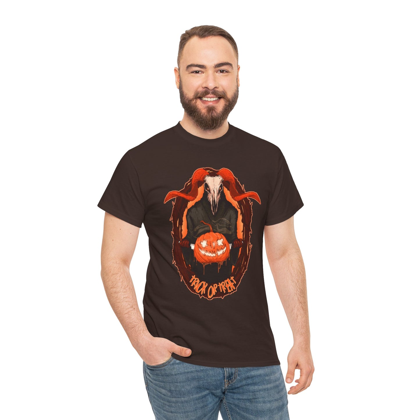 Trick Or Treat Unisex Heavy Cotton Tee