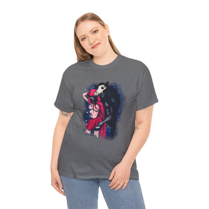 Red Riding Hood & The Wolf Unisex Heavy Cotton Tee