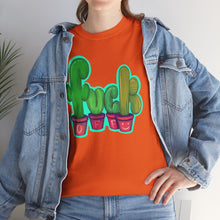 Rude Succulents Unisex Heavy Cotton Tee