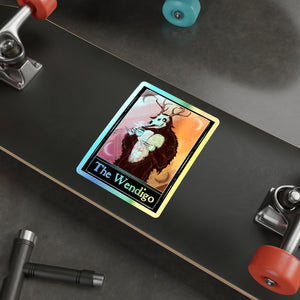 The Wendigo Tarot Holographic Die-cut Stickers