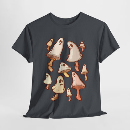 Spooky Mushrooms Unisex Heavy Cotton Tee