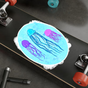 Jellyfish Varieties Kiss-Cut Vinyl Decal