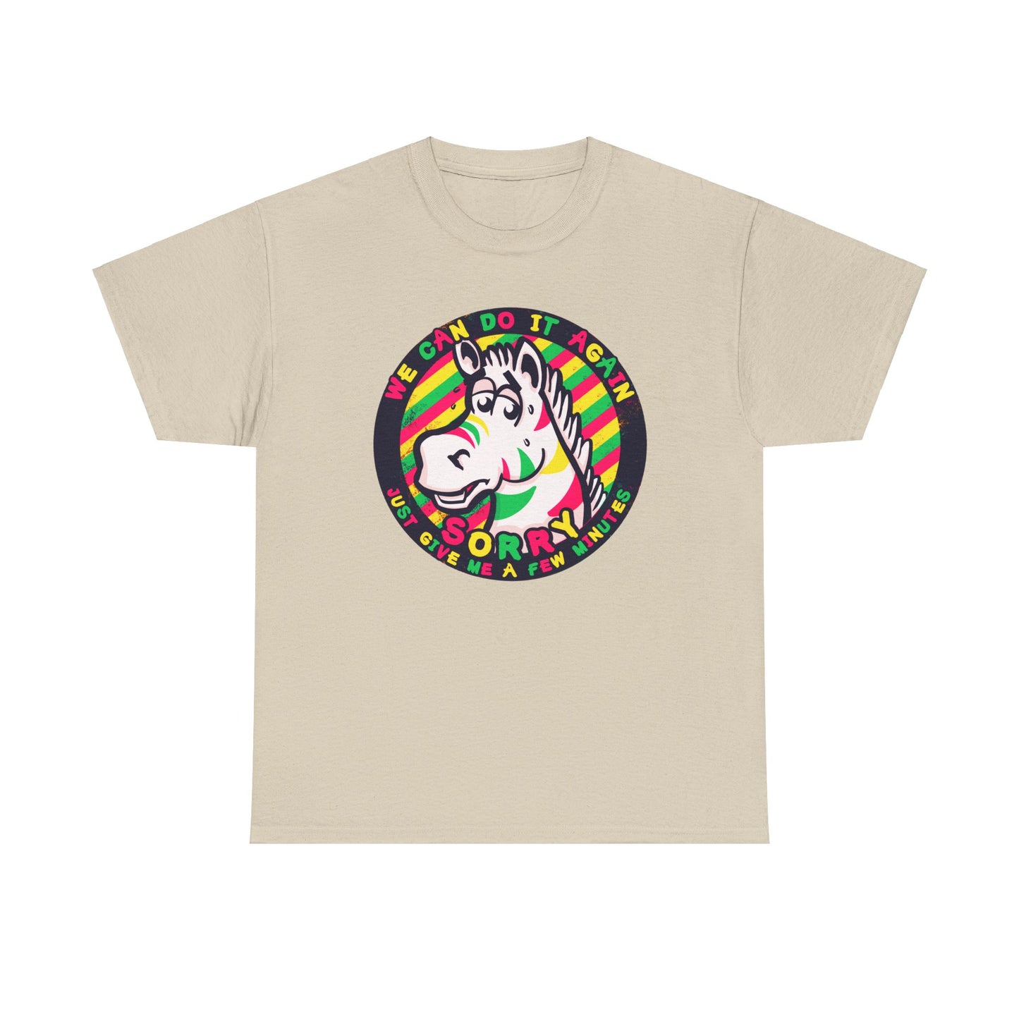 Premature Zebra Unisex Heavy Cotton Tee
