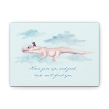 Never Give Up Canvas Gallery Wrapped Art Print