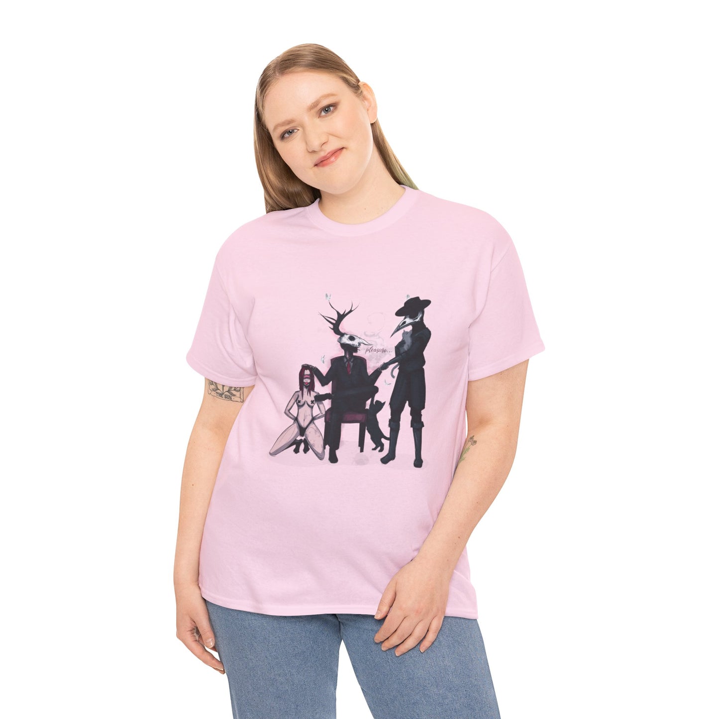 Deer Daddy / Nocturnal Unisex Heavy Cotton Tee
