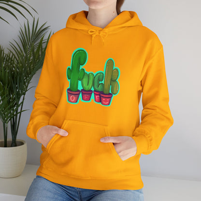Rude Succulents Unisex Heavy Blend Hooded Sweatshirt