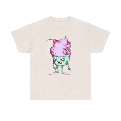 Zombie Cupcake Unisex Heavy Cotton Tee
