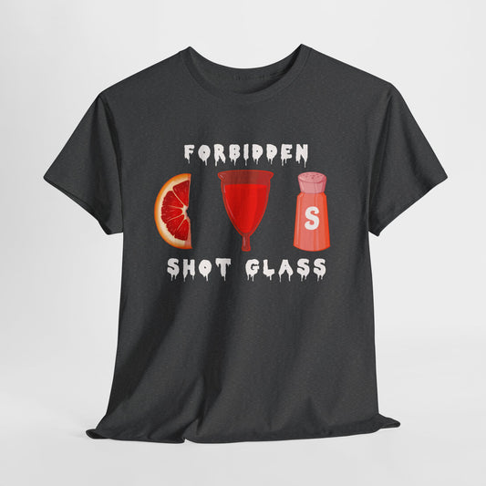 Forbidden Shot Glass Unisex Heavy Cotton Tee