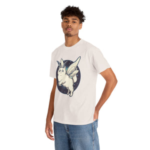 Moth Kitty Unisex Heavy Cotton Tee