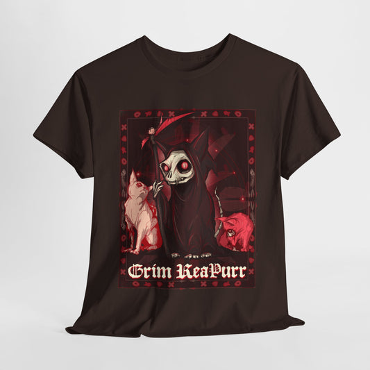 Grim ReaPurr Unisex Heavy Cotton Tee