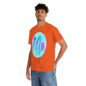 Jellyfish Varieties Unisex Heavy Cotton Tee