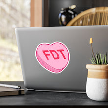 FDT Heart Kiss-Cut Vinyl Decal