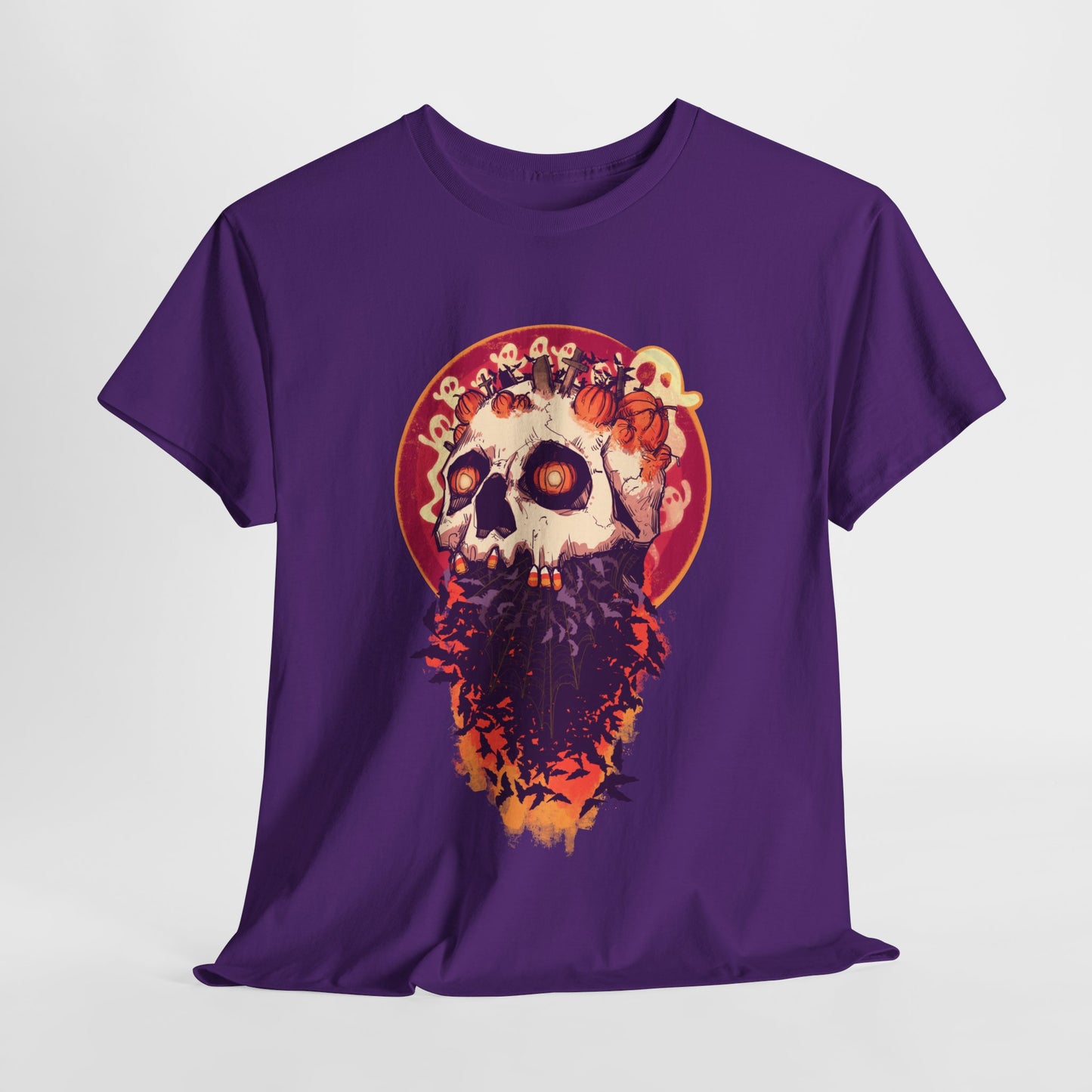 Elemental Skull Special Edition Halloween Unisex Heavy Cotton Tee